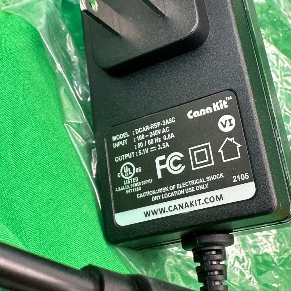 CanaKit 3.5A Raspberry Pi 4 Power Supply (USB-C)